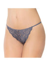 Nikol Djumon Purple Ash Grey Cotton Ella Thong