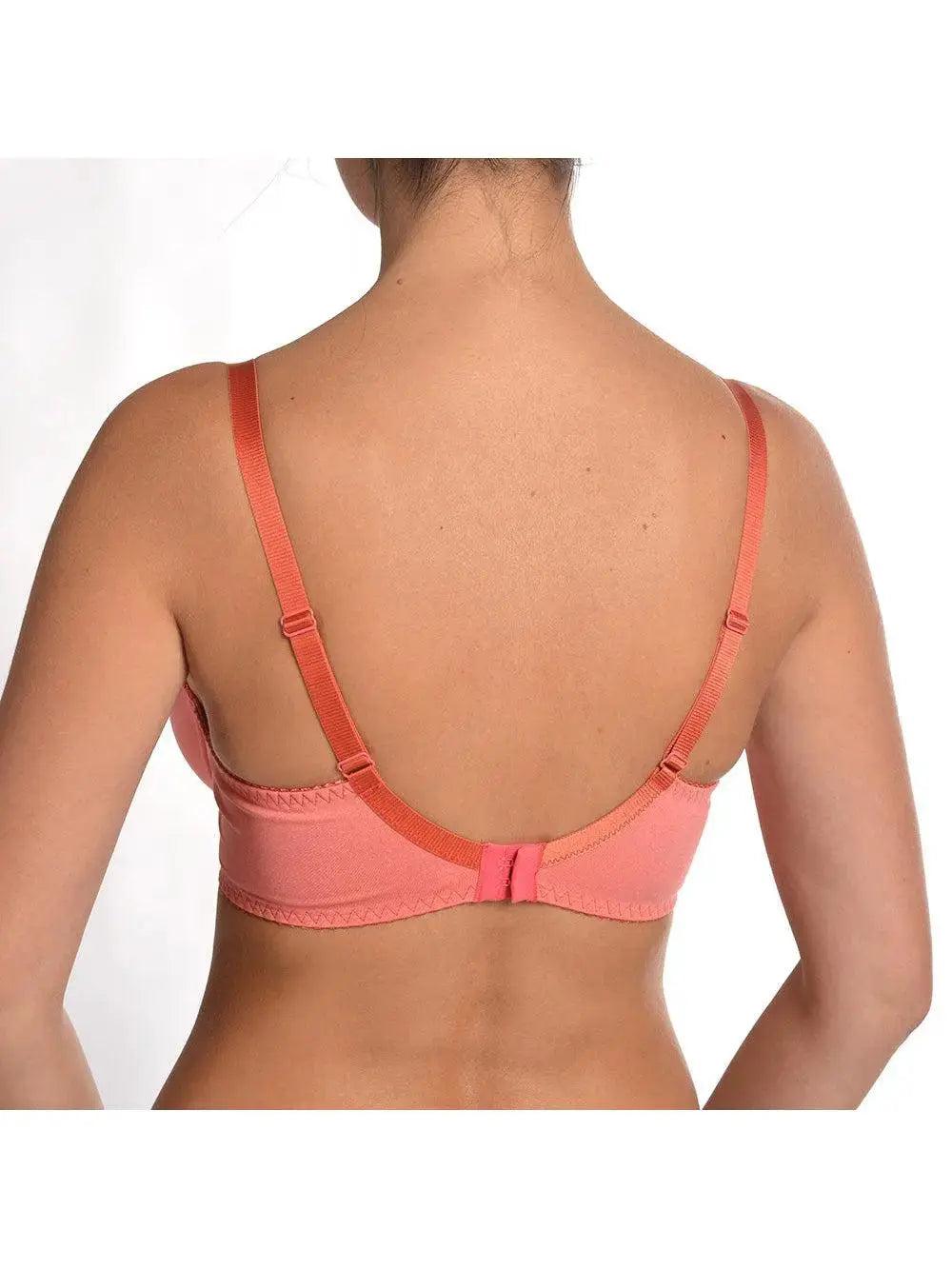 Coral Teen Age Lace Bra