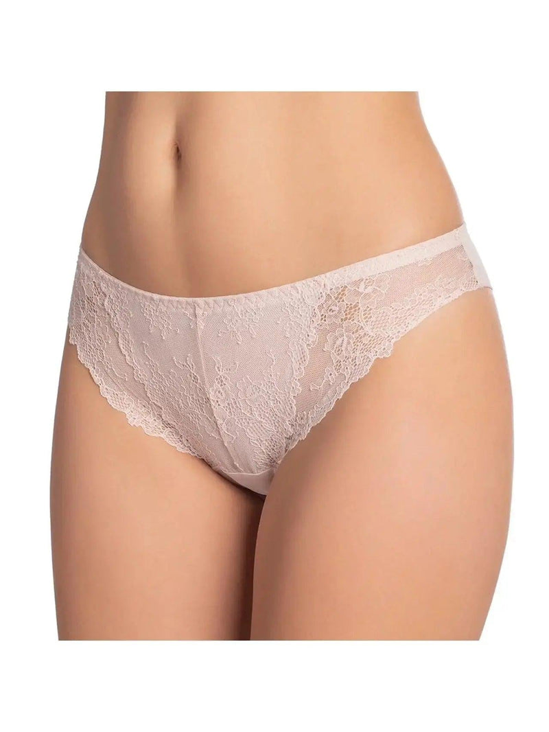 Nikol Djumon valens tanga in silver peony color