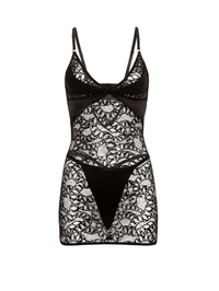 Oh La La Cheri Black Amaya Babydoll Dress