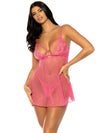 Oh La La Cheri-Raspberry Aphrodite Babydoll