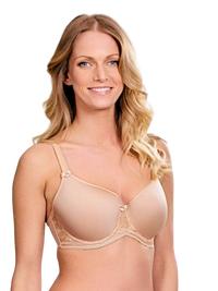 Panache Cari Moulded Spacer T Shirt Bra - Black