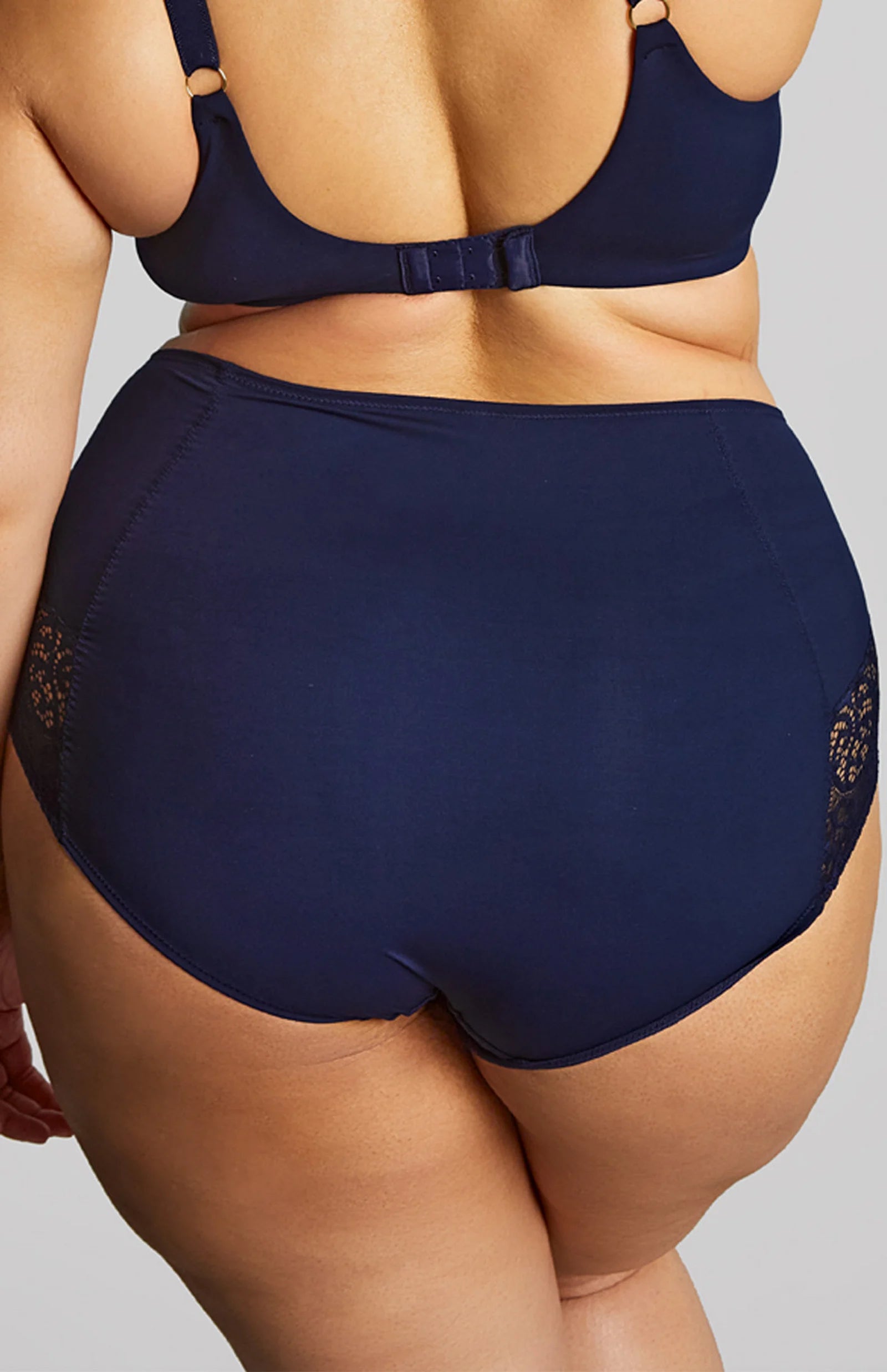 Panache-Navy Estel High Waist Panties