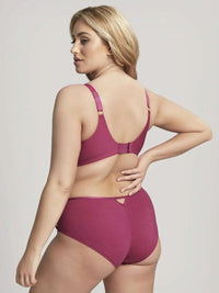Back of Panache Sculptresse Dionne Full cup bra in orchid color