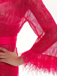Rya Red Jasmine Cover Up