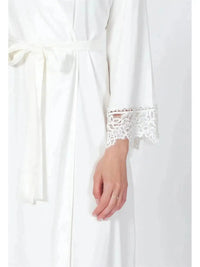 Ivory Rosey Robe