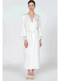 Ivory Rosey Robe