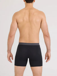 SAXX-Black Essential Cotton Boxer Brief