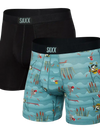 SAXX Black & Gone Fishing Ultra Boxer 2-Pack