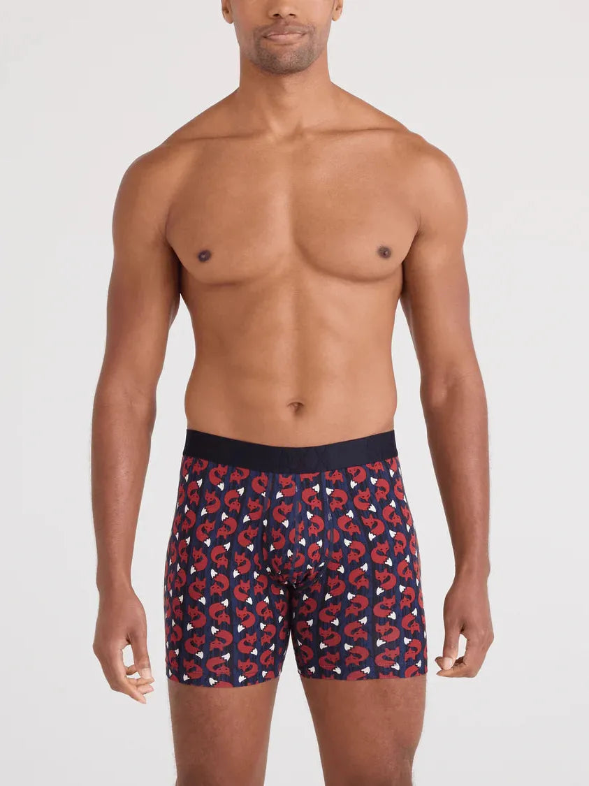 SAXX-Navy Fox Daytripper Comfort Stretch Boxer