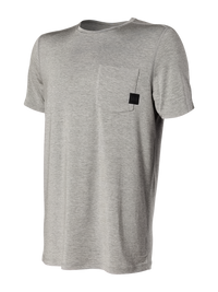 SAXX Sleepwalker Pocket Tee in Dark Grey — front view