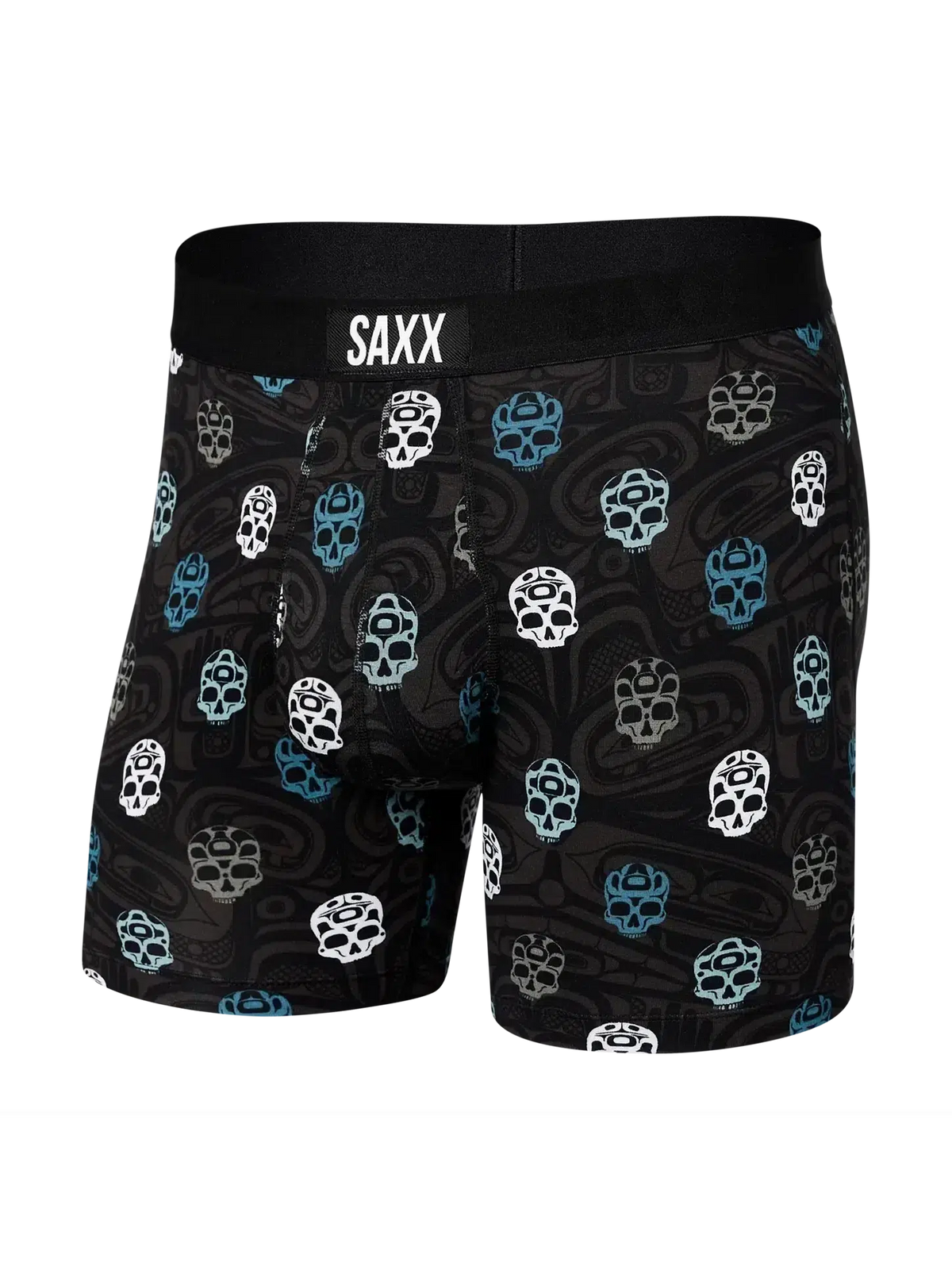 SAXX Ultra Black Skulls Boxers