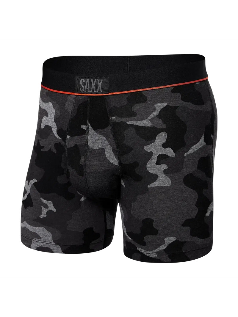 SAXX Ultra Boxer Briefs in Oversize Camo — front view