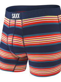 Saxx Ultra boxers in Navy Banner Stripe
