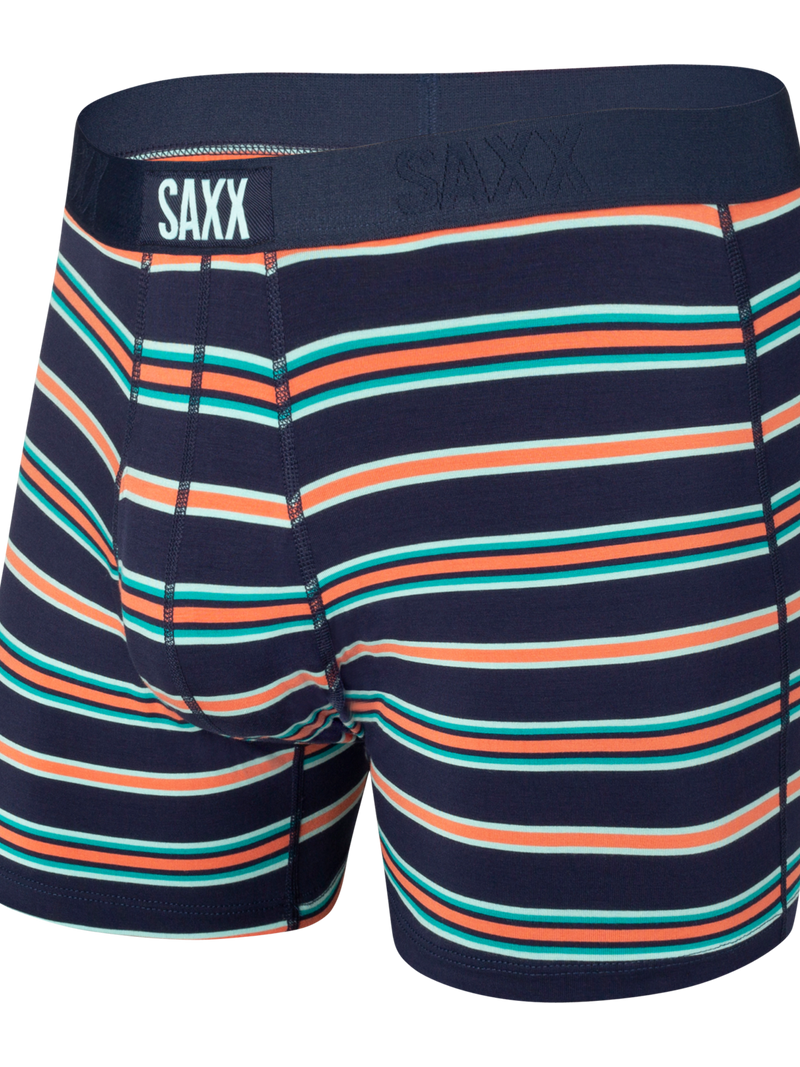Saxx Ultra Boxers in Navy Vista Stripe