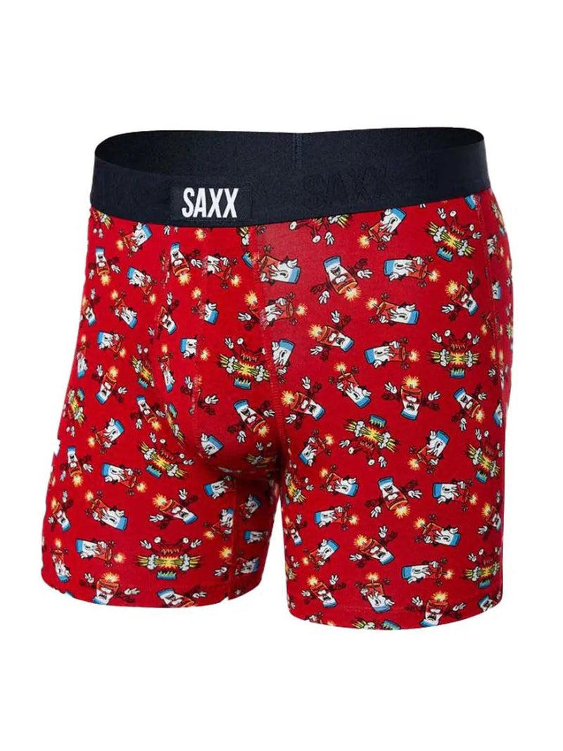 SAXX Vibe Boxer Briefs in Big Bang — front view