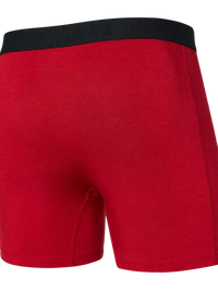 SAXX Vibe Boxer Briefs in Cherry Heather — back view