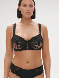 Simone Perele Black Mystic Sheer Demi Bra