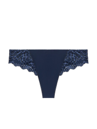 Simone Perele-Ink Blue Caresse Tanga
