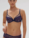 Simone Perele Midnight Blue Singuliere Plunge Bra