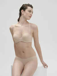 Simone Perele Peau Rose Essential Strapless Bra.