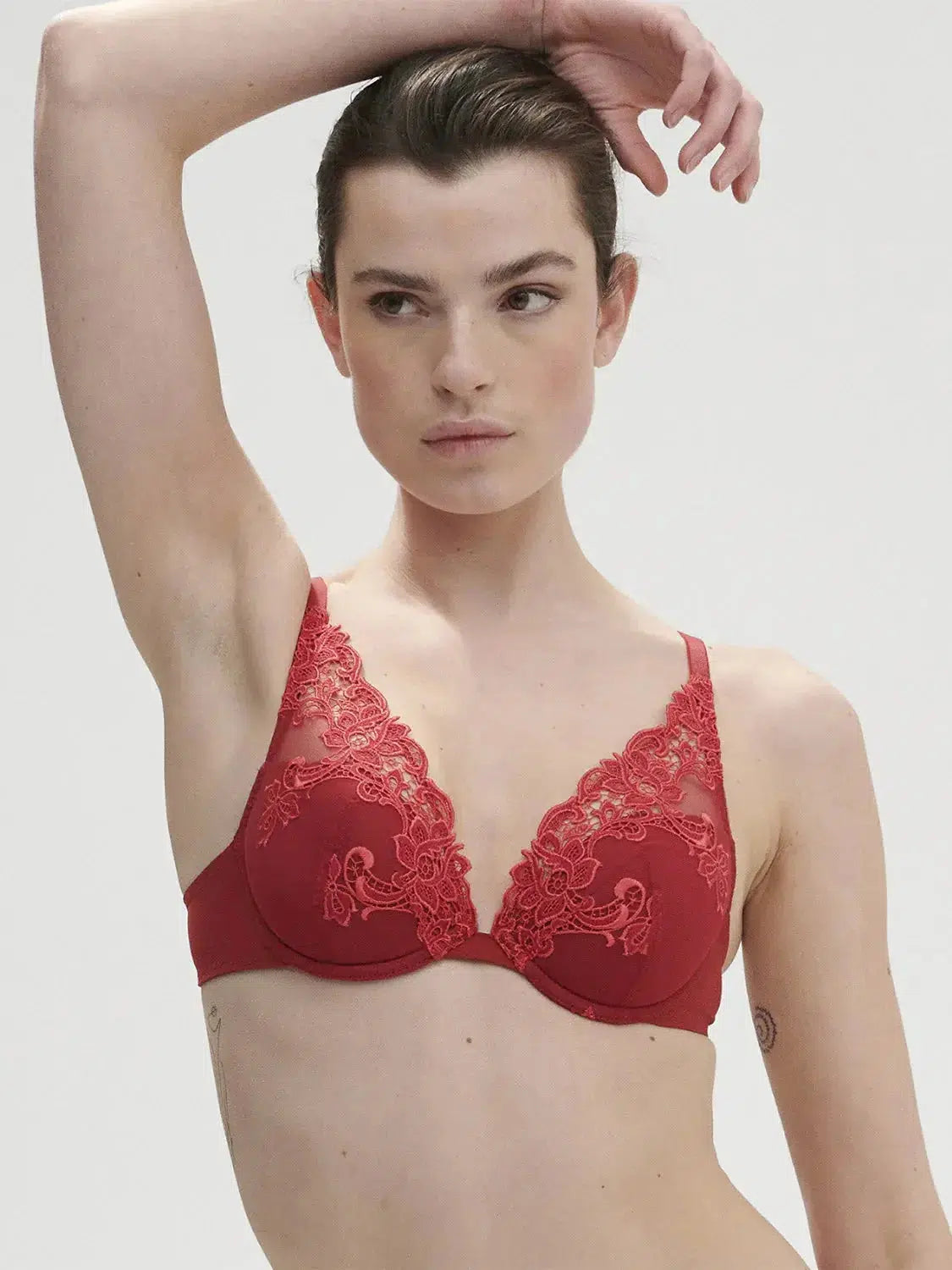 Simone Perele Red Saga Triangle Push Up Contour Bra