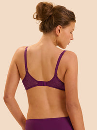 Simone Pérèle Comète full cup bra in Blackberry – view 6