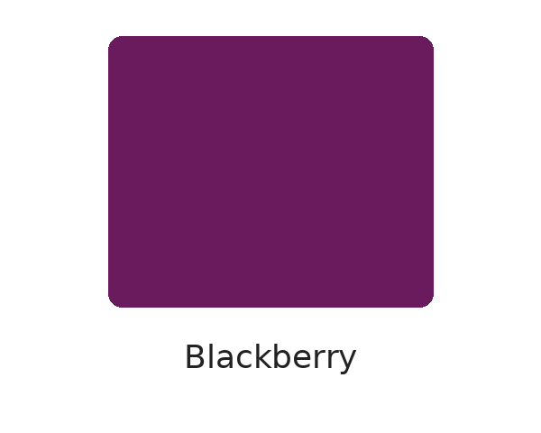 Blackberry color swatch