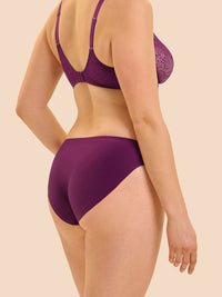 Simone Pérèle Comète bikini panty in Blackberry – view 2