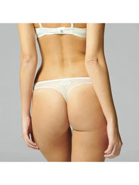 Simone Perele Wish Tanga Panty 12B710 in ivory color - back