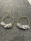 Studio G Crystal Hoop Earrings With Pearls