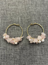 Studio G Crystal Hoop Earrings With Pearls