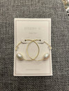 Studio G Single Pearl C Hoop Earring