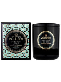 Voluspa-French Linen Classic Candle