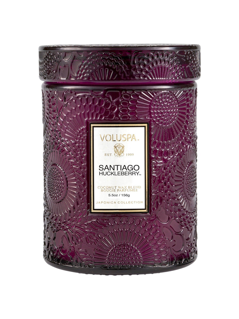 Voluspa Santiago Huckleberry Glass Jar Candle